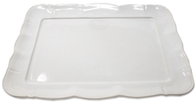 Elegant White-Glazed Platter Owned by the Kennedy Family -- From Sothebys 2005 Sale, Property From Kennedy Family Homes