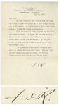 Franklin D. Roosevelt Letter Signed From 1928 Regarding a Crisis at Warm Springs -- ...I wish I could have stayed on at Warm Springs to help out in the crisis...