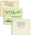 Edward Gorey Twice-Signed Limited First Edition of The Salt Herring -- Letter D in the Limited Edition Not for Sale