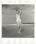 Original 8 x 10 Photograph of Marilyn Monroe Taken by Andre de Dienes in 1949 -- The Famed Tobay Beach Photo Session