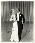 Fred Astaire and Ginger Rogers Signed 8 x 10 Photo
