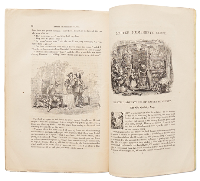 Master Humphrey's Clock by Charles Dickens, Published in Original 20 Monthly Parts -- From the Charles Niven Collection
