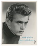 James Dean Signed 8 x 10 Silver Gelatin Photo -- Without Inscription