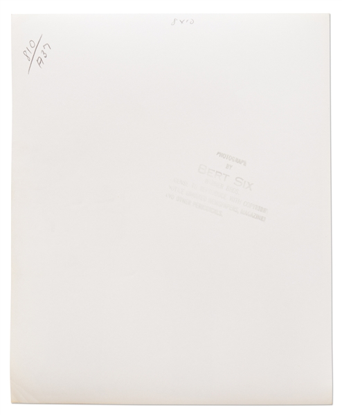 Silver Gelatin 8'' x 10'' Photo of James Dean from ''East of Eden'' by Photographer Bert Six