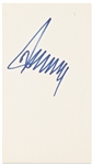 Donald Trump Signature -- With PSA/DNA & Wehrmann COAS