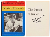 Robert F. Kennedy Signed First Edition of The Pursuit of Justice