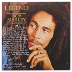 Bob Marley and the Wailers Legend Album, Signed by the Photographer Who Explains How He Captured the Iconic Shot of Marley