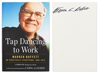 Warren Buffett Signed First Edition of His Biography, Tap Dancing to Work: Warren Buffett on Practically Everything