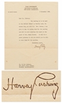 Harvey Cushing Letter Signed from 1935 on Yale University School of Medicine Letterhead
