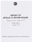 Fred Haise Signed Copy of the Apollo 13 Review Board -- Haise Writes: Houston, weve had a problem here!