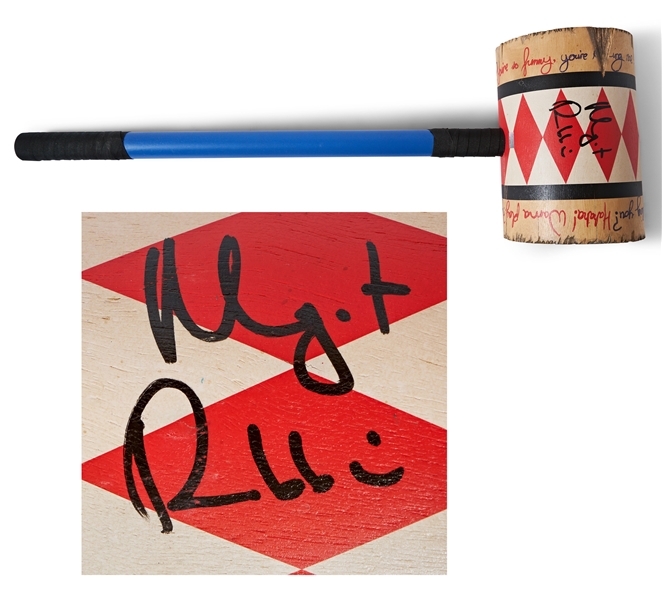 Margot Robbie Signed ''Suicide Squad'' Mallet -- Size 1:1 Scale