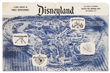 Disneyland Pre-Opening 1955 Advertising Brochure