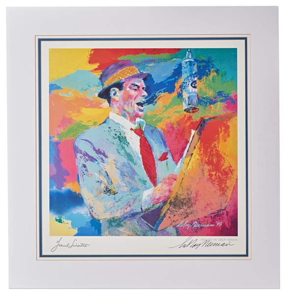 LeRoy Neiman Signed Lithograph of ''Frank Sinatra Duets''