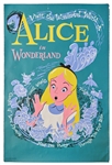 Original Disneyland Alice in Wonderland Silk-Screened Park Attraction Poster