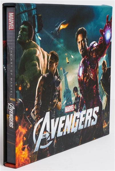 Stan Lee and Cast-Signed ''The Art of the Avengers'' Coffee Table Book