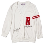 Rydell Sweater From Grease Signed by John Travolta and Olivia Newton-John