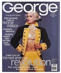 Inaugural Issue of GEORGE Magazine from 1995 Published by John F. Kennedy, Jr.
