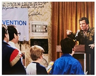 William Shatner Signed 16 x 20 Photo from His Famous Saturday Night Live Skit -- With Shatner Handwriting His Get a Life Lines