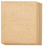 Warren G. Harding Signed & Handwritten 33pp. Speech -- We ought to declare an end to bureaucracy, crowned with autocracy…to a government by law and the free activities of a law-abiding people