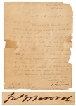 James Monroe Letter Signed During the War of 1812 -- As Secretary of State, Monroe Writes About Tripoli During Period of Strained Relations Before the Second Barbary War