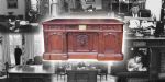 White House Presidential Desk Replica Based on Original Used by JFK and Other Presidents Since Hayes