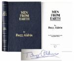Buzz Aldrin Signed Limited Edition of His Men From Earth -- Fine