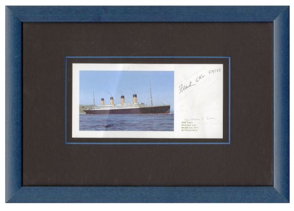 Eight Titanic Survivors Signed Photo