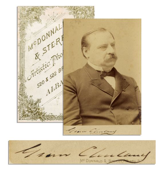 Rare President Grover Cleveland Signed Photo