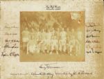 President Harry Truman Signed Photo -- Co-Signed by 15 of His Advisors Including His Vice-President, His Doctor, Chief of Staff and WWII Generals