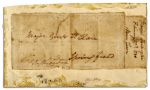 George Washington Free Frank Signed -- Scarce
