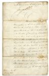 George IV Signed Document as Prince Regent -- 1818