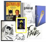 Limited Edition of Batman & Me Signed by Bob Kane -- Plus Original Signed Sketch of Batman!