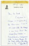 Queen Elizabeth Autograph Letter Signed -- ...many thanks for the lovely lilies of the valley...