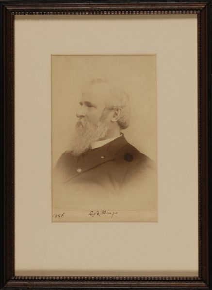 Rutherford B. Hayes Signed Cabinet Photo -- Rare Signed Presidential Portrait