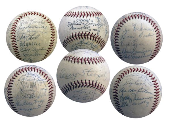1962 New York Mets Team Signed Ball -- With Hall of Famers Casey Stengel & Red Ruffing -- With PSA/DNA COA