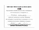 Tom Hanks Signed Photo From ''Cast Away'' -- 8'' x 10'' Glossy Is Near Fine -- With Wehrmann COA