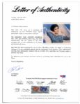 Elizabeth Taylor Signed 10'' x 8'' Photo -- With PSA/DNA COA
