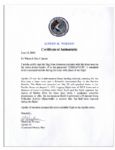 Apollo 15 Flown 6'' x 4'' Indonesia Flag -- Signed & Inscribed ''Flown to the Moon on Apollo 15'' by NASA Astronaut Al Worden -- Near Fine -- Also With COA by Worden