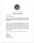 Apollo 15 Flown 6'' x 4'' Madagascar Flag -- Signed & Inscribed ''Flown to the Moon on Apollo 15'' by NASA Astronaut Al Worden -- Near Fine -- Also With COA by Worden