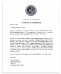 Apollo 15 Flown 6'' x 4'' Somalia Flag -- Signed & Inscribed ''Flown to the Moon on Apollo 15'' by NASA Astronaut Al Worden -- Near Fine -- Also With COA by Worden