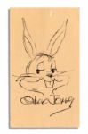 One-of-a-Kind ''Bugs Bunny'' Sketch Hand-Drawn and Signed by Creator Chuck Jones -- On Chuck Jones Business Card