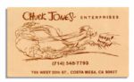 One-of-a-Kind ''Bugs Bunny'' Sketch Hand-Drawn and Signed by Creator Chuck Jones -- On Chuck Jones Business Card