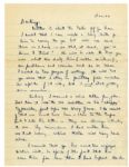 Eisenhower WWII Autograph Letter Signed -- ''...It's difficult to explain how...isolated one gets to feel...the job not even very well started I...find myself...looking forward to the days of...