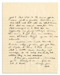 Dwight Eisenhower WWII Letter to His Wife -- ''...I love you, sweetheart - have I told you?? Don't forget me - you are all I have...''