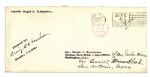 Dwight Eisenhower WWII Autograph Letter Signed -- ''...we thought we were cute as the devil...We are having a hard time lately with flying...'' -- With Original Enveloped Also Signed by Eisenhower