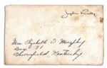 Jackie Kennedy Mourning Card After the Assassination of JFK