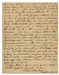 Eyewitness Letter to President Abraham Lincoln's Assassination -- ''...at the trial of conspirators as a witness you could not give all the facts in your knowledge...''