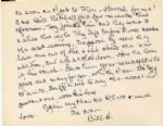 Charming Letter from Famed WWII Admiral William Halsey -- ''...a grateful letter for one of the finest times I have ever had. I cannot tell you how much I enjoyed every bit of it...''