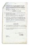 'Top Secret'' Draft Signed by Bernard Montgomery on the German People and the Occupation of Germany Just After Her Surrender in 1945 -- With Numerous Hand-Edits by Montgomery Such as ''...Our...