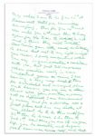 Ty Cobb Autograph Letter Signed Shortly After His Cancer Surgery -- ''...I am full of this hellish pain unless I fill up on pain killers to not fully abate my suffering...and yet...I do not...